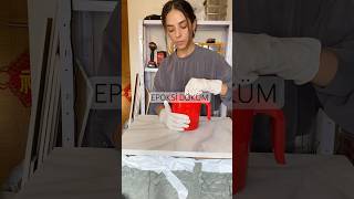 EPOKSİ DÖKÜM💧 epoksi diy epoxyresin [upl. by Lennahc]