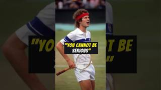 quotYou cannot be seriousquotJohn McEnroe  American Tennis Player  Angry Moments  Bjorn Borg 1981 [upl. by Yarled479]