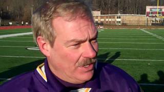 Lancaster Catholic coach Bruce Harbach savors victory over W [upl. by Soirtemed559]