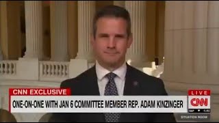 Rep Kinzinger On CNN Supporting Law Enforcement Standing For Truth Investigating January 6th [upl. by Aytida]