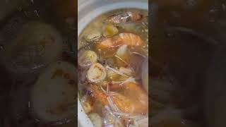 Tomyam seafood and mushroom food yummy cooking [upl. by Eliga675]