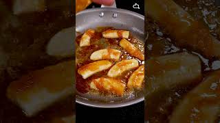 ASMR FOOD 🍴 Le combo pain perdu et banane flambée 🤤 [upl. by Laehpar]