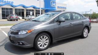 2012 Honda Civic EXL Start Up Engine and In Depth Tour [upl. by Krasner921]