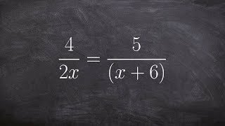 Solving a rational Equation [upl. by Nylauqcaj]