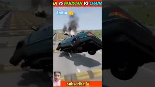 100 Speed breaker vs cars🤯 India vs Pakistan😡 challenge beamng​ beamngdrive​ viral​ beamng [upl. by Silverstein]