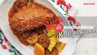 Cómo hacer mole manchamanteles receta del exquisito mole con fruta  Cocina Vital [upl. by Hebner]