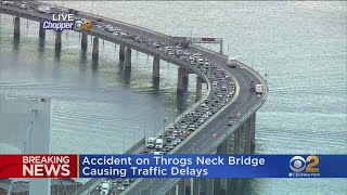 Accident On Throgs Neck Bridge Causing Traffic Delays [upl. by Iman]