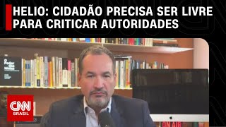 Helio Beltrão Cidadão precisa ter liberdade para criticar autoridades  CNN ARENA [upl. by Wiener]