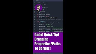 Godot Quick Tip Dragging UI Element Paths To Your Scripts [upl. by Ddene]