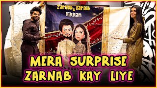 Mera Surprise Zarnab Kay Liye   Laraib Khalid  Zarnab Fatima [upl. by Elvina]