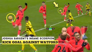 Joshua Sargent Insane Scorpion Kick Goal vs Watford [upl. by Aborn]