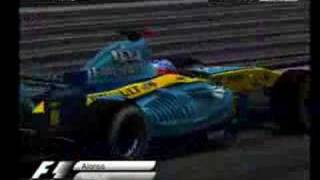 Formula one 05 monaco crash 4 [upl. by Goraud]