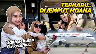 TERHARU Dijemput Moana di Bandara Bajir Air mata [upl. by Hillery]