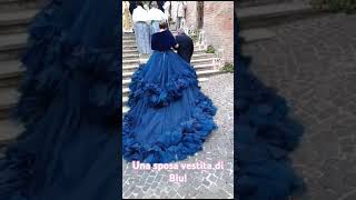 Un abito sontuoso e principesco dal colore particolare wedding matrimonio weddingday bride [upl. by Nomad165]