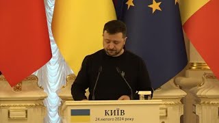 Zelensky Grati a tutti coloro che ci aiutano [upl. by Ycnalc762]