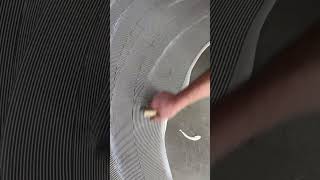 Vinyl Kleber auftragen  Vinyl verlegen kleben  Vinyl mit Katermesser schneiden Vinyl Steinoptick [upl. by Nielsen140]