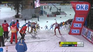 Biathlon Staffel der Damen in Ruhpolding 2013 [upl. by Howlan570]