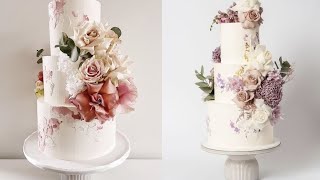 Three Tier Wedding Cake Designs 2024 Wedding Anniversary Cake [upl. by Hatfield]