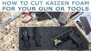 DIY tips on How to cut kaizen foam for guns and tools [upl. by Ella]