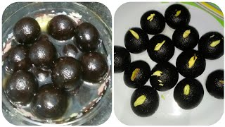 Kala jamun recipe  how to make kala jamun  kalo jam  by Sweet ampSalty [upl. by Labana]