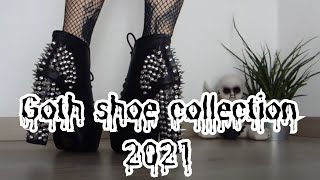 My quot𝖌𝖔𝖙𝖍quot shoe collection 2021  New Rock Demonia TUK amp more [upl. by Nosremaj]