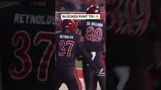 Utah Blocked punt touchdown vs Iowa state [upl. by Anelaf]