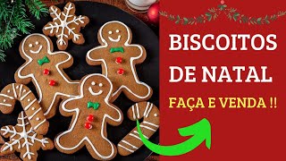 Como Fazer e Ganhar Dinheiro com Biscoitos de Natal 🎄🍪  Receita Passo a Passo [upl. by Philipson7]