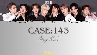 CASE 143  STRAY KIDS LYRICS [upl. by Eelyab]