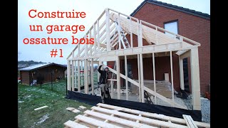 comment construire une Ossature bois 1 [upl. by Huberto]