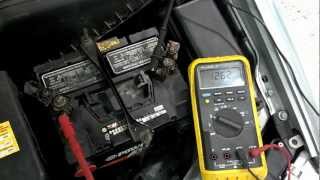 Battery Load Test With a Multimeter [upl. by Laehplar]