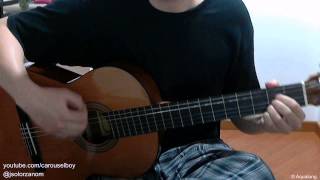 Brighter than sunshine  Aqualung acoustic guitar how to play [upl. by Noraj265]