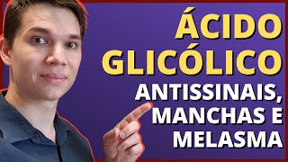 ÁCIDO GLICÓLICO Acabe com manchas estrias e cicatrizes COMO USAR [upl. by Mehelhteb]