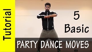 5 basic party dance Steps  ABDC  Akshay Bhosale [upl. by Terrell369]