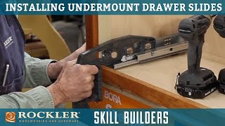 How to Install Blum TANDEM Undermount Drawer Slides [upl. by Hurlow436]