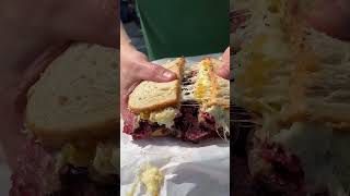 This pastrami reuben is famous 🤤 [upl. by Quiteri808]