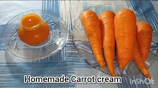 Homemade Carrot Cream AntiAging Cream Remove Pimples Darkspots Acne Scars and Pigmentation [upl. by Rhyner]