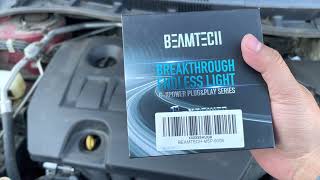 BEAMTECH LED Upgrade for 2011 Toyota Corolla Low Beams 9006 wDRLs [upl. by Aicac]