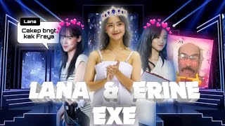 Lana amp Erine Terpesona Melihat Kecantikan Kak Freya  JKT48 EXE [upl. by Navetse317]