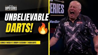 DARTS FROM THE GODS🔥🔥  Darts Highlights  Week 9 Group B session 1 [upl. by Geraldine]