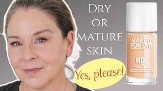 MUFE HD Skin Hydra Glow Foundation  3 Day Wear Test Shade 1Y08  Mature or Dry Skin [upl. by Nannah907]