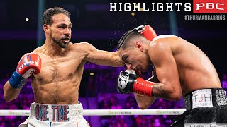 Thurman vs Barrios HIGHLIGHTS February 5 2022  PBC on FOX PPV [upl. by Ronym991]