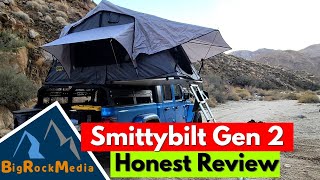 Smittybilt Gen 2 Overlander Roof Top Tent  Honest Review [upl. by Schiffman]