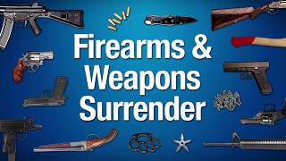 West Yorkshire Police ACC Catherine Hankinson  Firearms amp Weapons Surrender [upl. by Barbee]