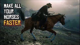 RDR2  Maximize Your Horse Speed Here’s How  3 Extra Speed Bars [upl. by Ilona732]