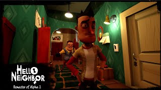 HELLO NEIGHBOR MOD KIT  HN REMASTER OF ALPHA 2 VERSION 1 [upl. by Nosle]