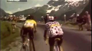 TDF 1985 Stage 11 Pontarlier  Morzine Avoriaz 195 Km 9juil Luis quotLuchoquot Herrera [upl. by Eedna]