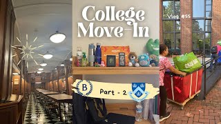 College MoveIn Day VLOG  Columbia UniversityFirst Year  Barnard College  unpacking  Dorm Tour [upl. by Elorac]