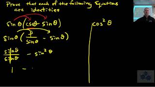 PC 30 6 3 Proving Identities Example 1 [upl. by Eanwahs]