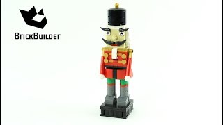 Lego Seasonal 40254 Nutcracker  Lego Speed Build [upl. by Dallas]