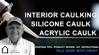 Interior Caulking Tips  Silicone Caulk vs Latex Caulk [upl. by Stephani792]